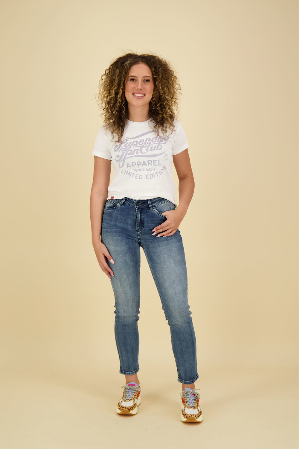 Superdry T-Shirt Archive Wit Superdry T-Shirt Archive Wit