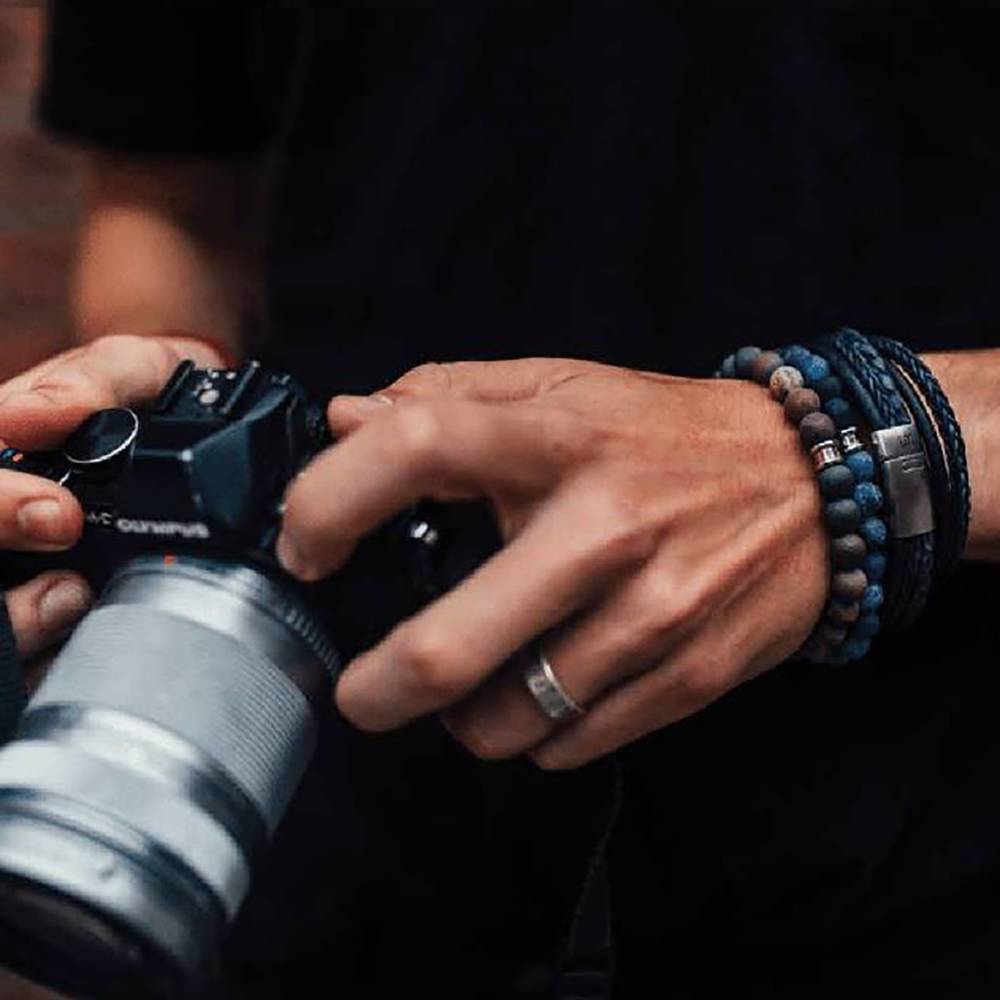 Steel & Barnett Armband Bonacci Zwart Steel & Barnett Armband Bonacci Zwart