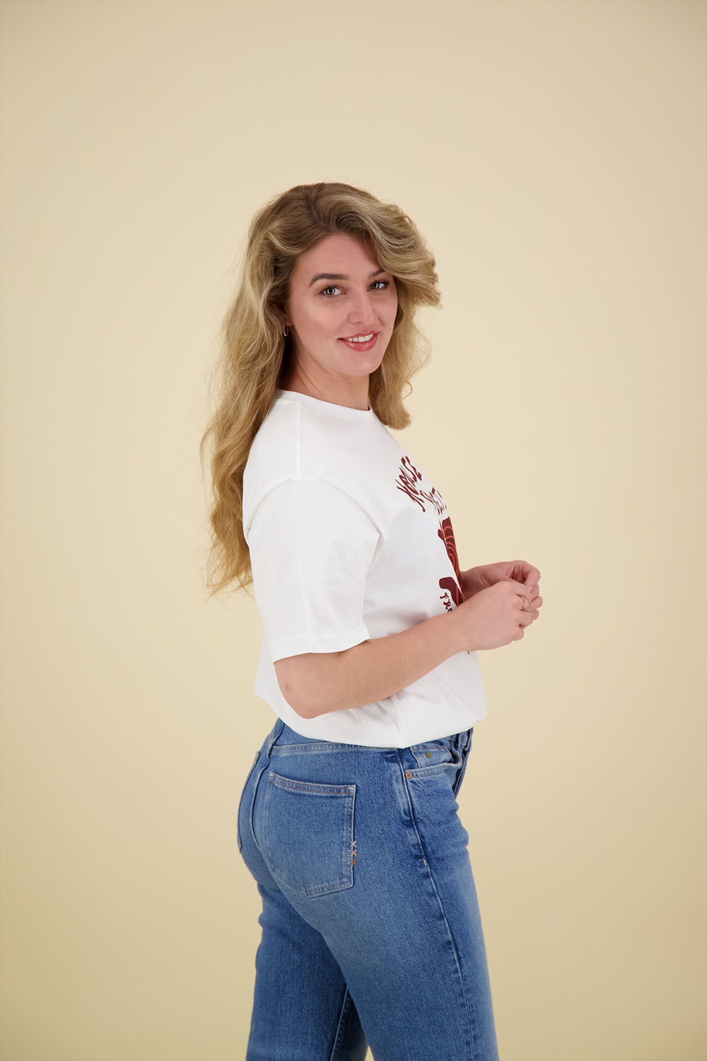 Scotch & Soda T-Shirt Artwork Wit Scotch & Soda T-Shirt Artwork Wit