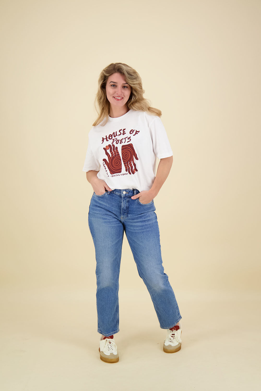 Scotch & Soda T-Shirt Artwork Wit Scotch & Soda T-Shirt Artwork Wit