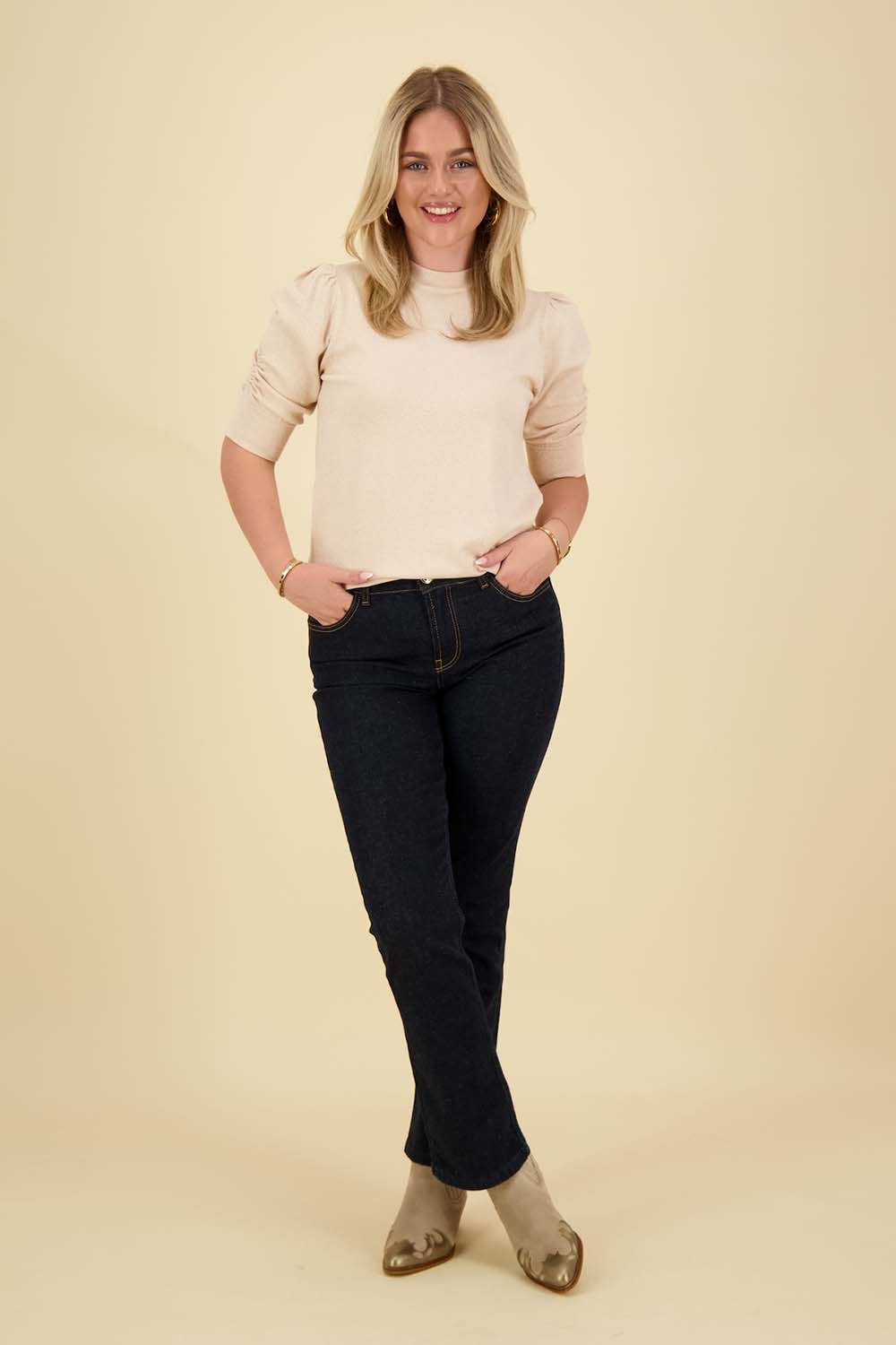 Mos Mosh Jeans Ashley Twist Blauw Mos Mosh Jeans Ashley Twist Blauw
