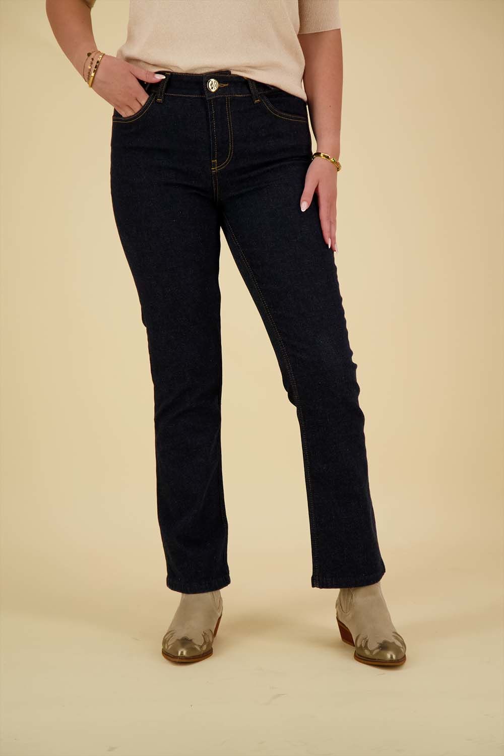 Mos Mosh Jeans Ashley Twist Blauw Mos Mosh Jeans Ashley Twist Blauw
