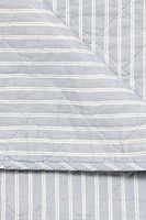 Quilt Ethnic, double stripe-light blue, 140x180 cm Blauw