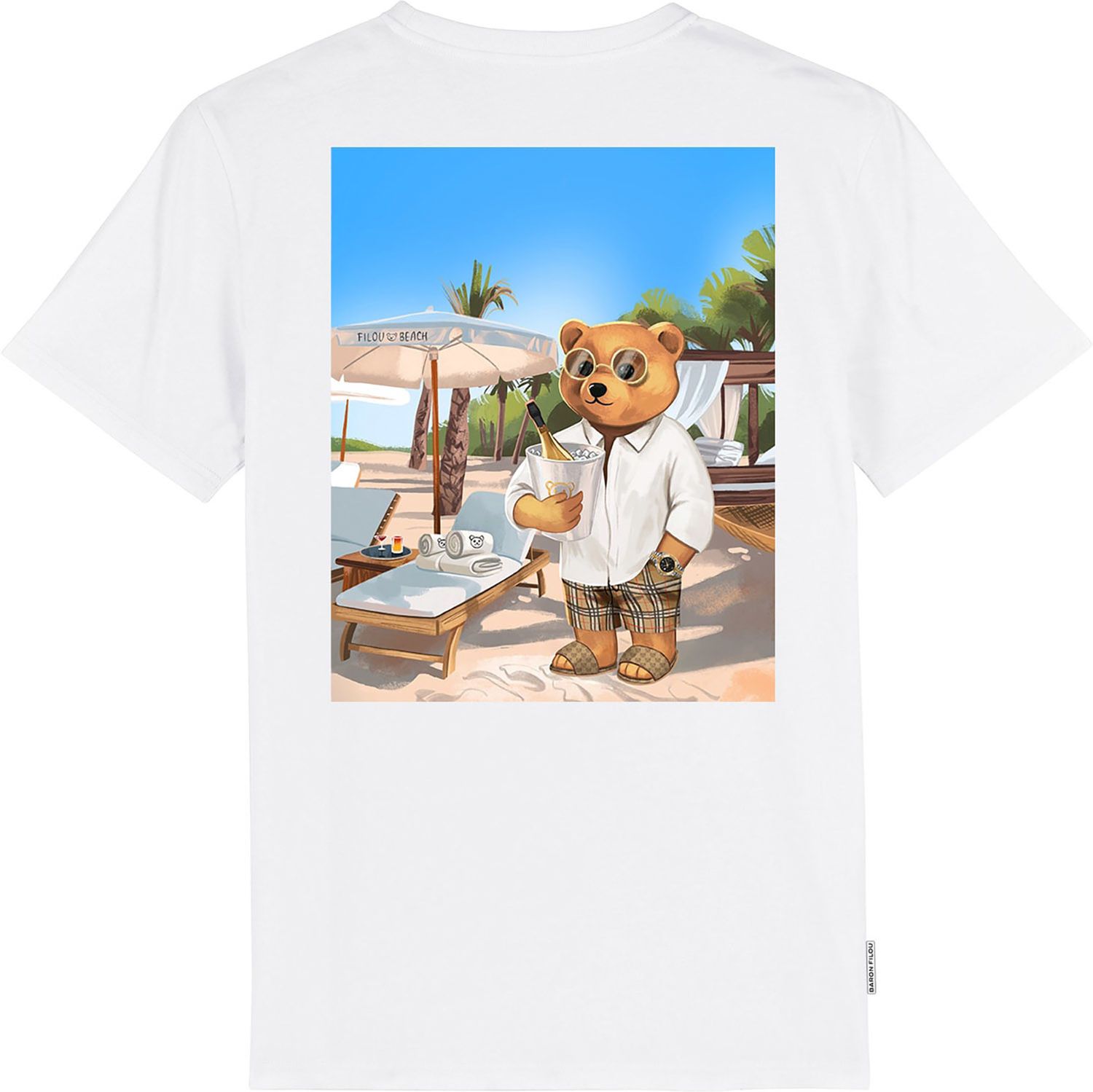 Baron Filou T-shirt Filou Wit