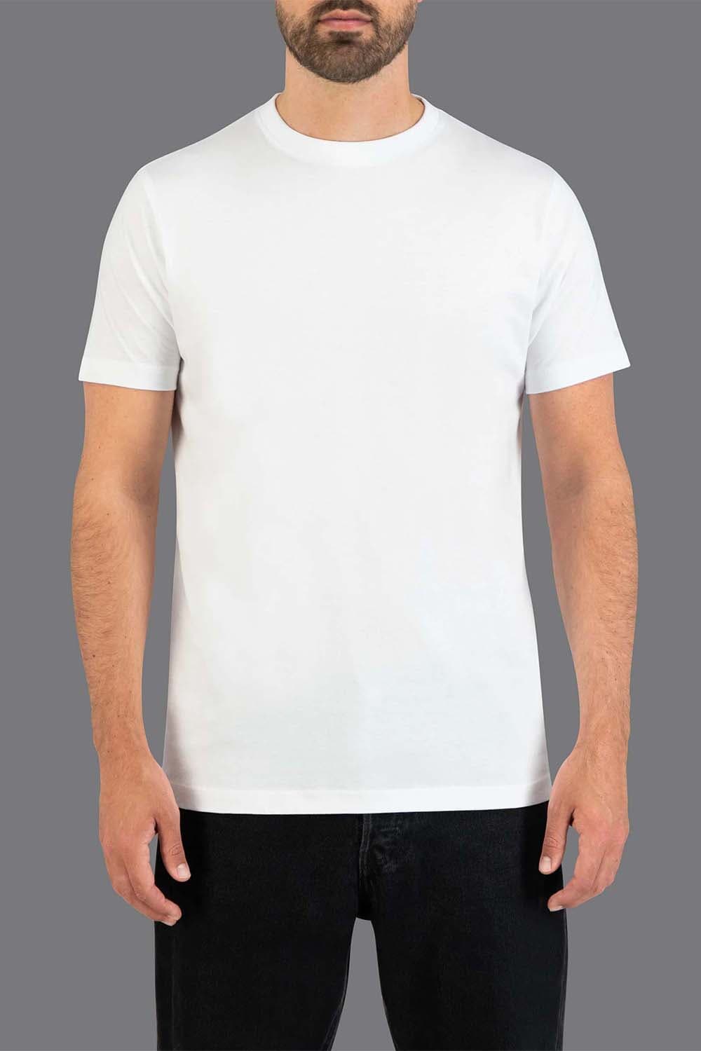 Slater T-shirt Basic 2-Pack Wit Slater T-shirt Basic 2-Pack Wit