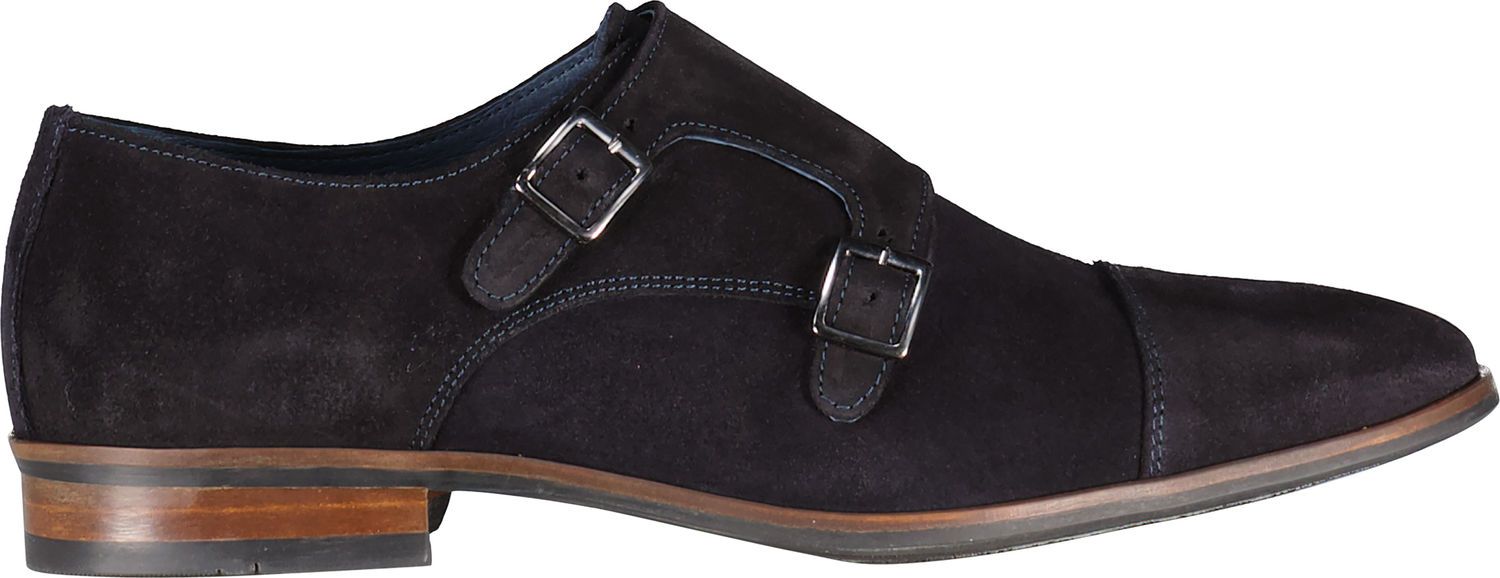 Berkelmans Monaco Marino Suede Navy Marine