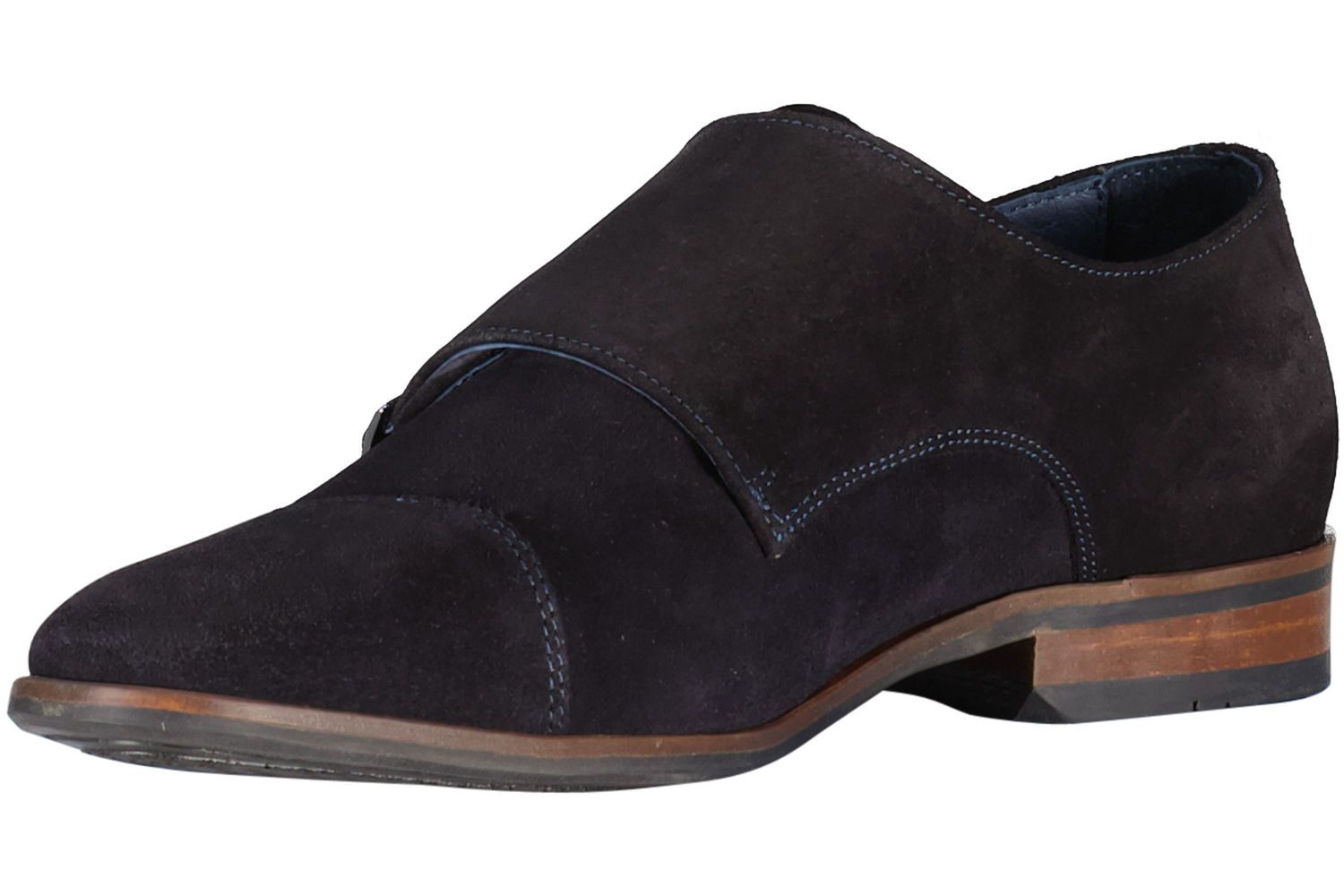 Berkelmans Monaco Marino Suede Navy Marine