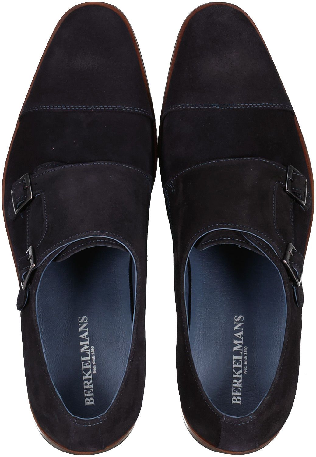 Berkelmans Monaco Marino Suede Navy Marine