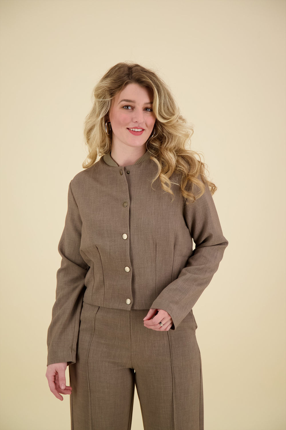 Geisha Bomber Jacket Bruin Geisha Bomber Jacket Bruin