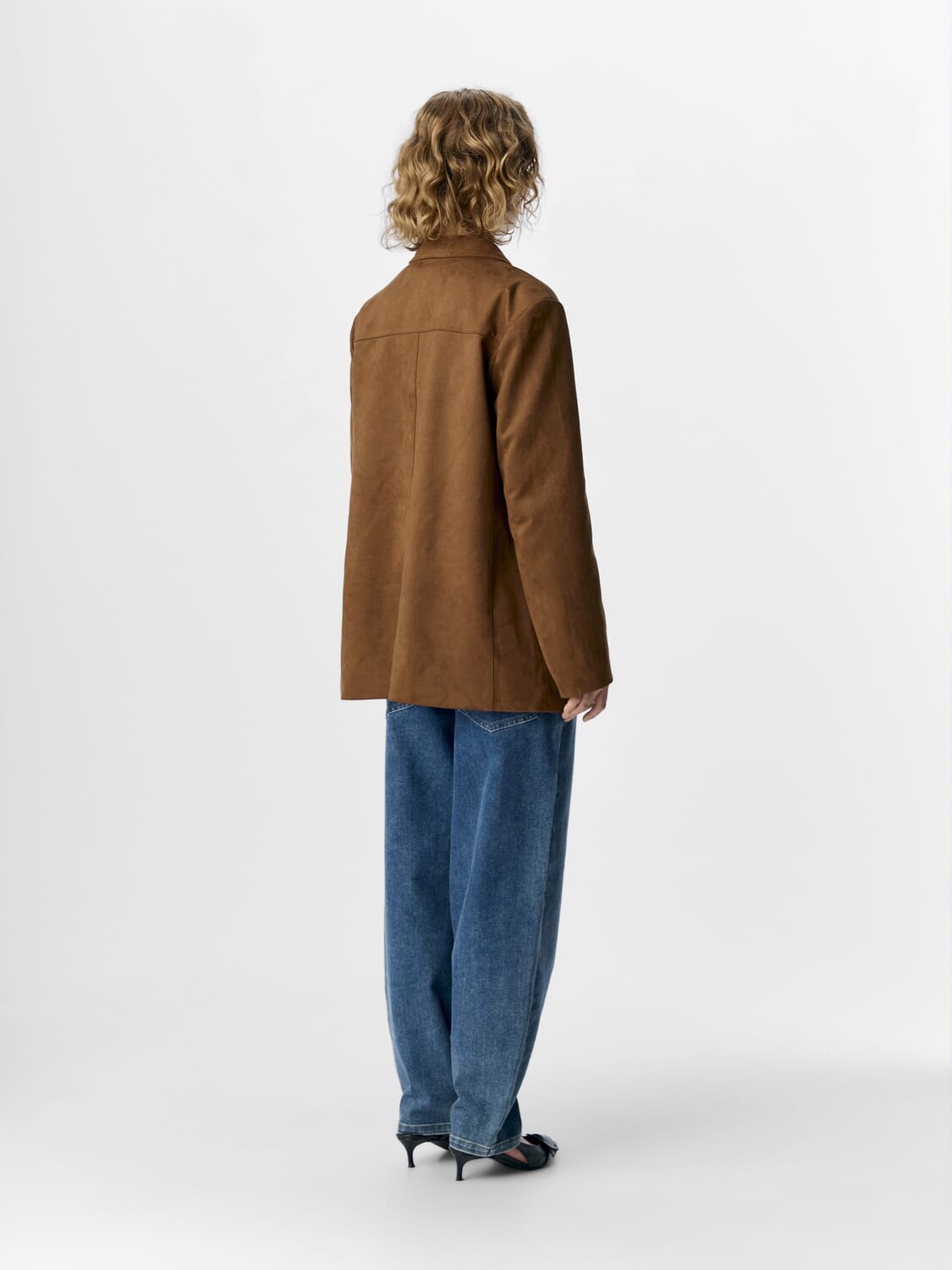 Object Blazer Fenja Bruin Object Blazer Fenja Bruin