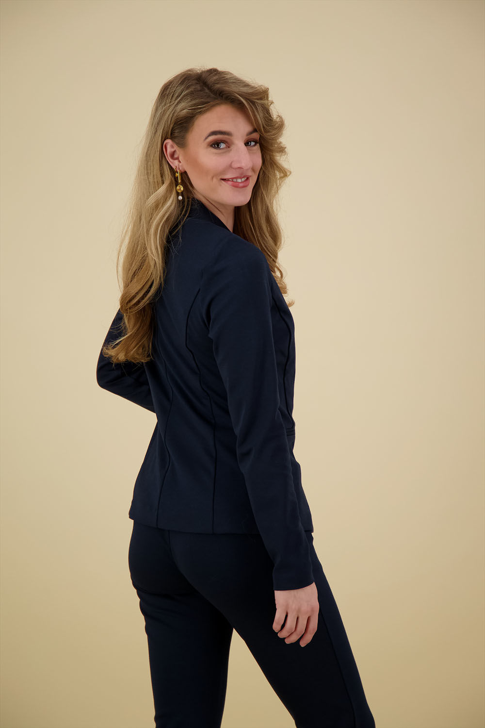 Ichi Blazer Kate Donkerblauw Ichi Blazer Kate Donkerblauw