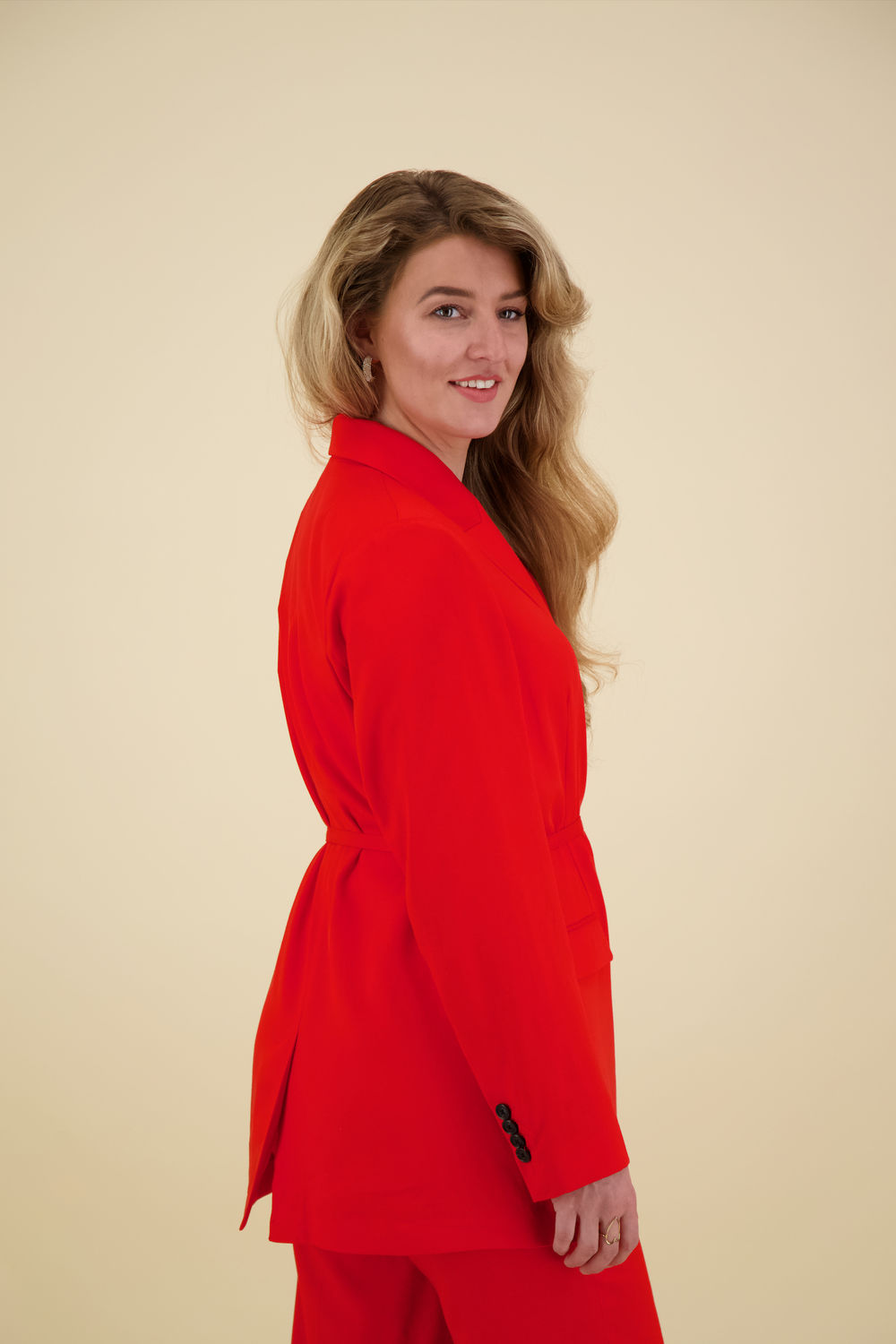 Scotch & Soda Blazer met Riempje Rood Scotch & Soda Blazer met Riempje Rood