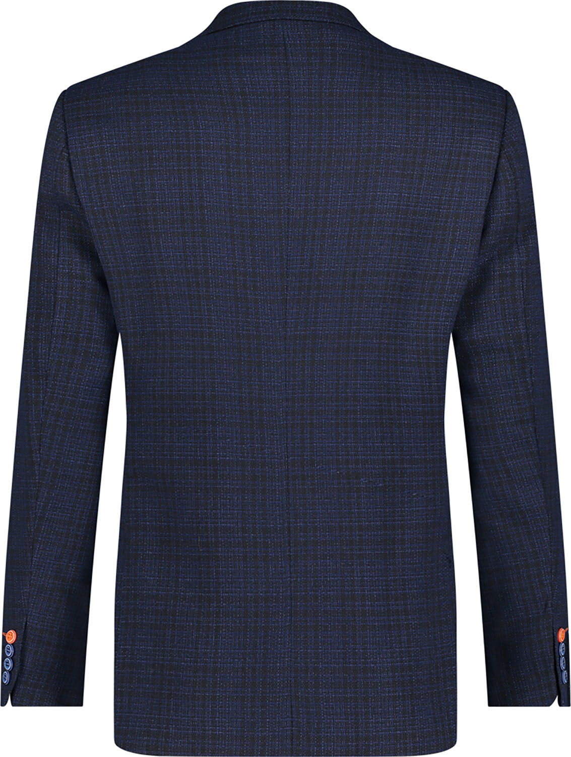 A Fish Named Fred Blazer Structure Donkerblauw A Fish Named Fred Blazer Structure Donkerblauw