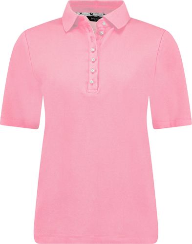 Bloomings polo shirt pearl buttons Roze