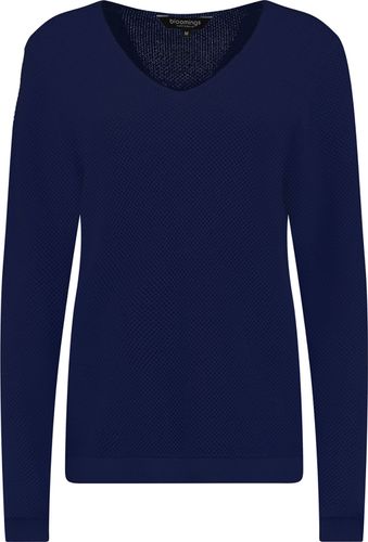 Bloomings v neck pullover Blauw