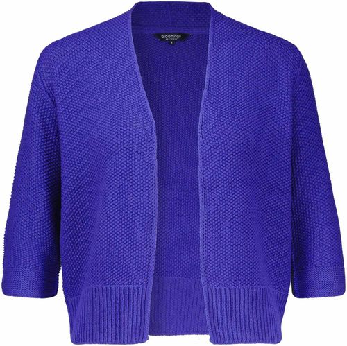 Bloomings open cardigan cropped Blauw