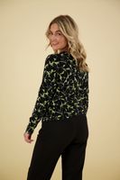 Crewneck cardigan Groen