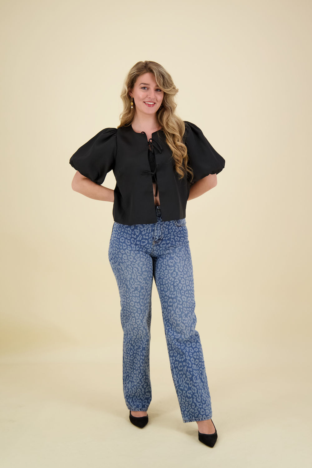 Neo Noir Blouse Aska Dull Zwart Neo Noir Blouse Aska Dull Zwart