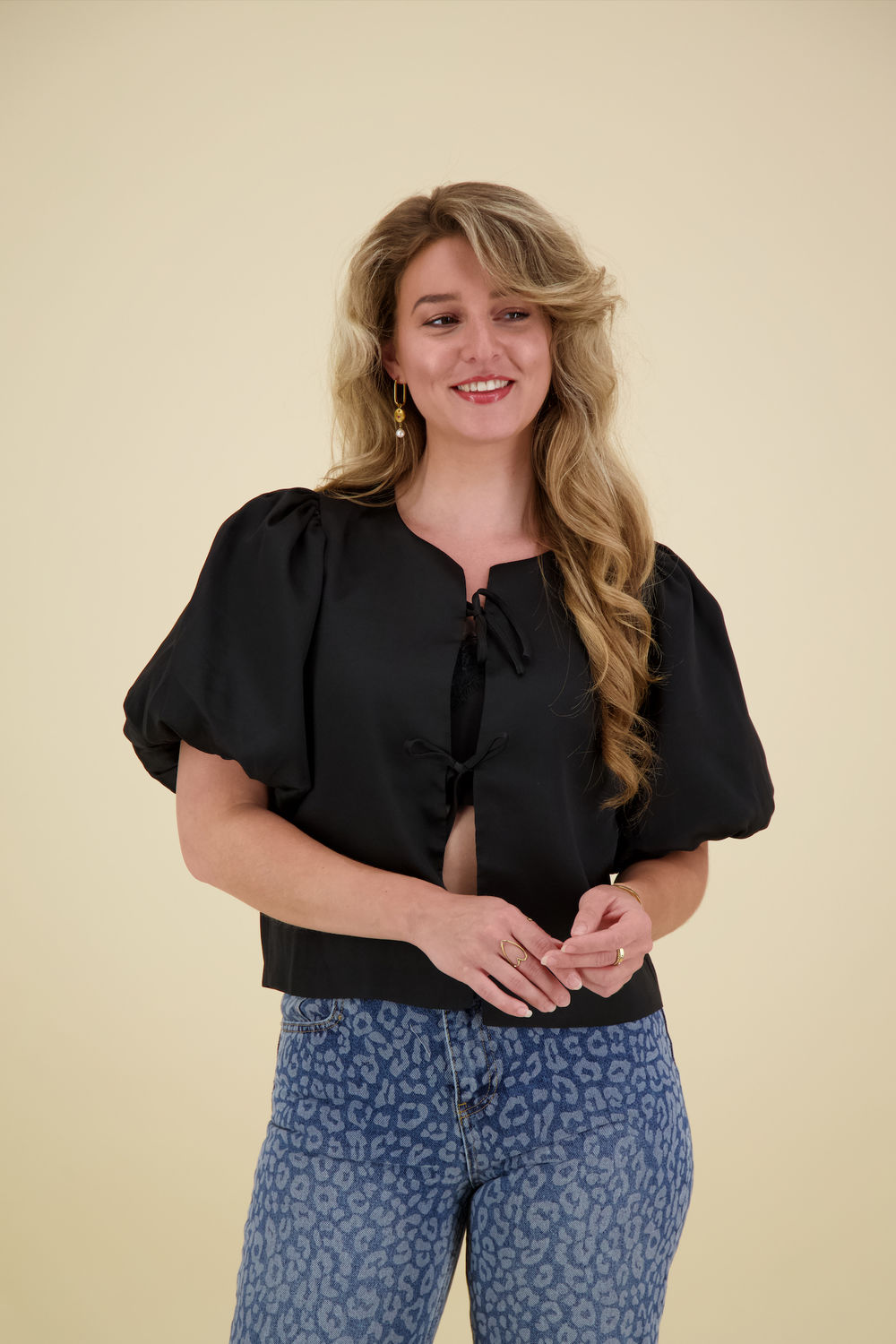 Neo Noir Blouse Aska Dull Zwart Neo Noir Blouse Aska Dull Zwart