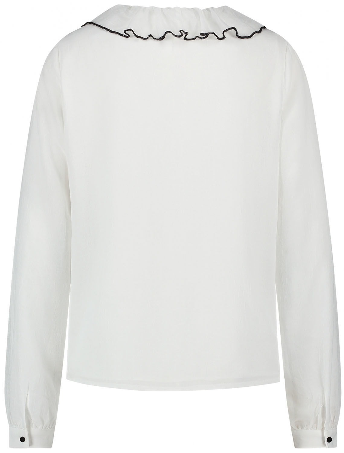 Label Dot Blouse Ata Ruches Wit Label Dot Blouse Ata Ruches Wit