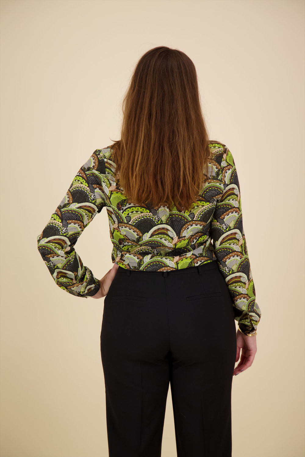 Geisha Blouse Bruin Geisha Blouse Bruin