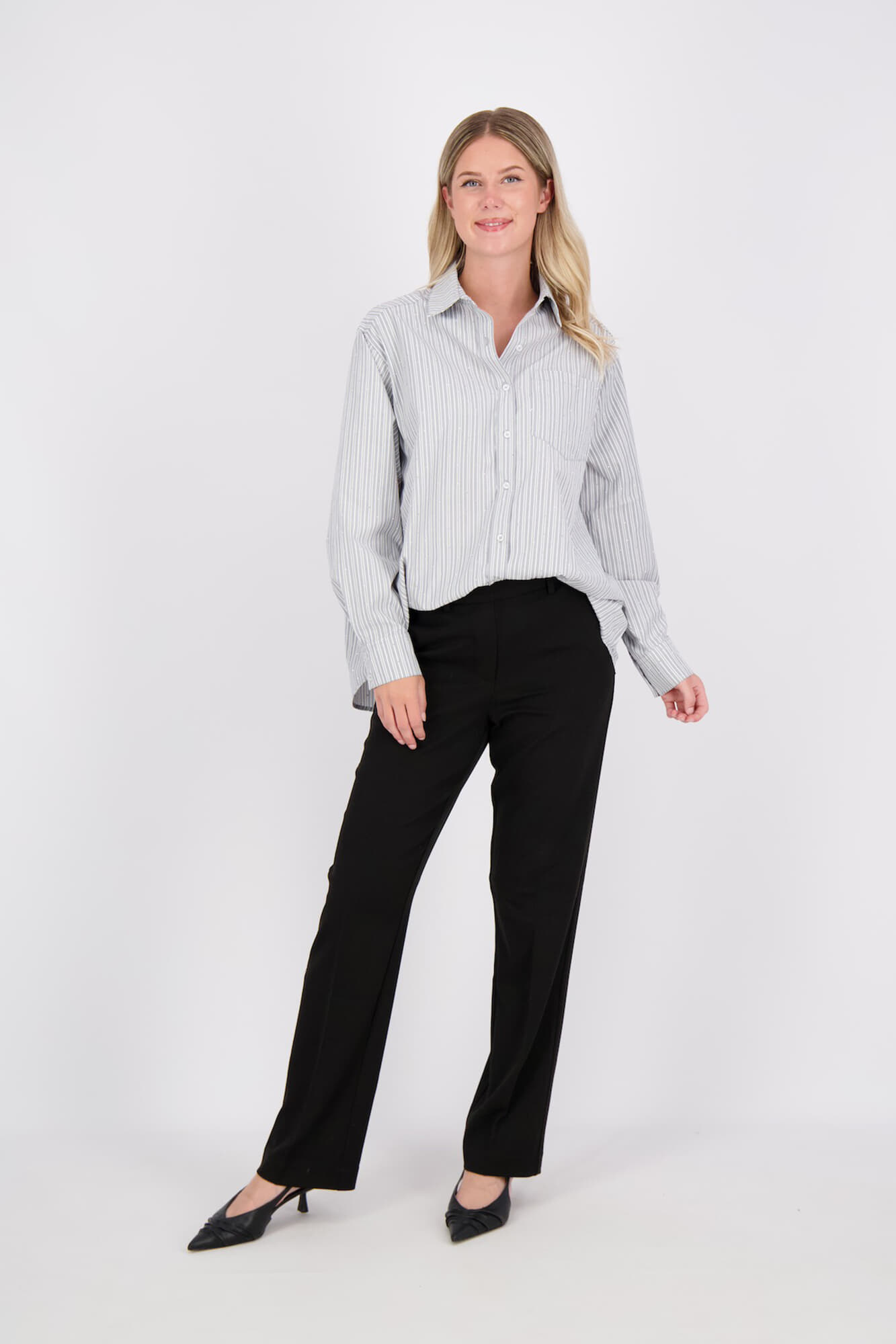 Neo Noir Overhemd Grijs  Neo Noir Overhemd Grijs