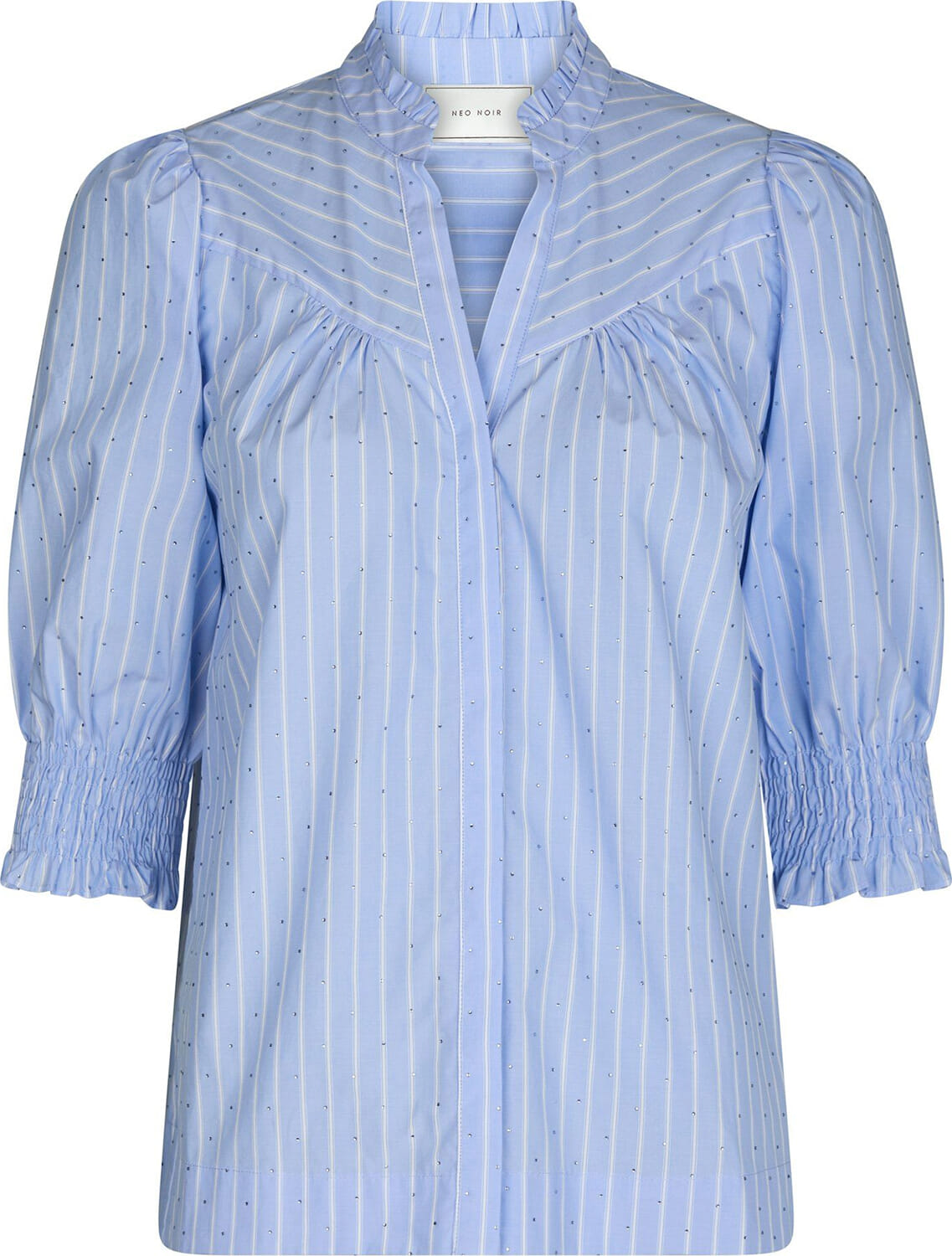 Neo Noir Blouse Diana Blauw Neo Noir Blouse Diana Blauw