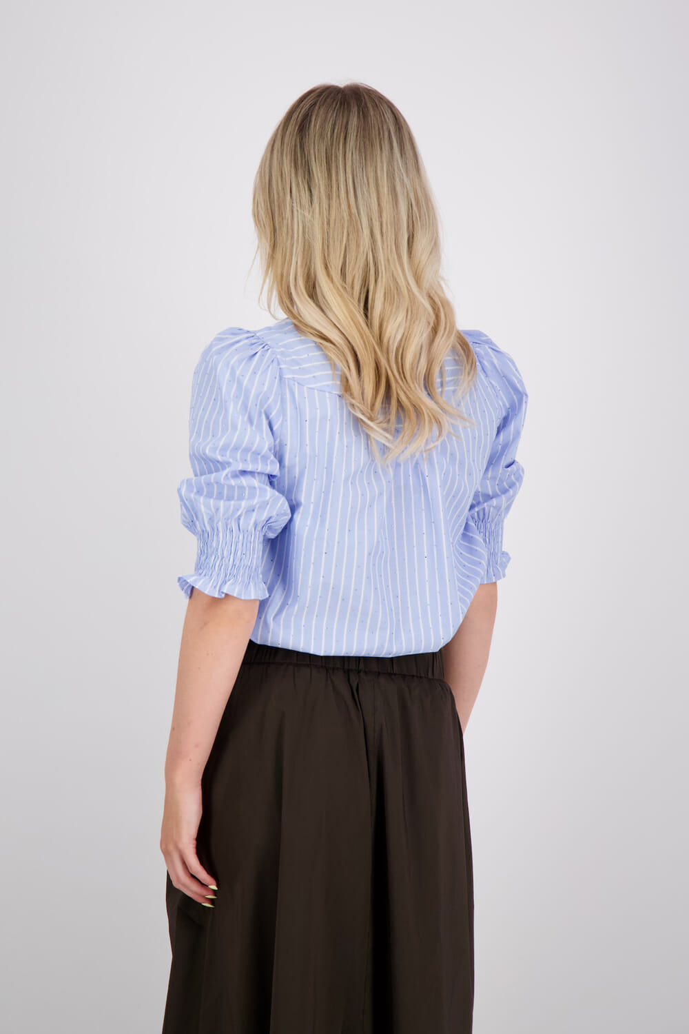 Neo Noir Blouse Diana Blauw Neo Noir Blouse Diana Blauw