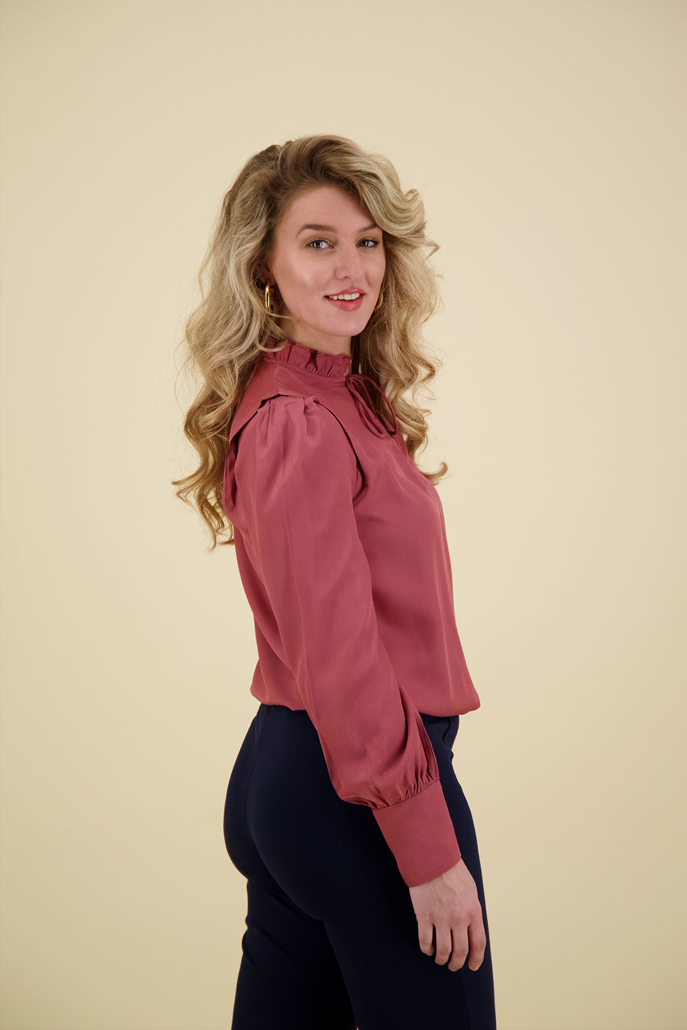 Vive La Femme Blouse Roze Vive La Femme Blouse Roze