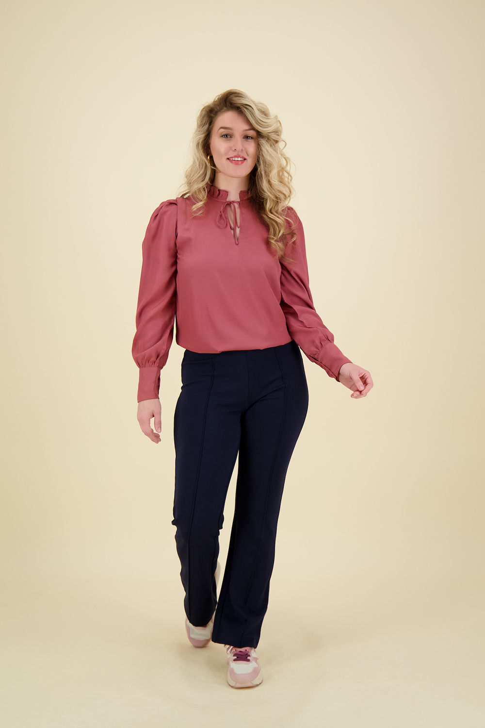 Vive La Femme Blouse Roze Vive La Femme Blouse Roze