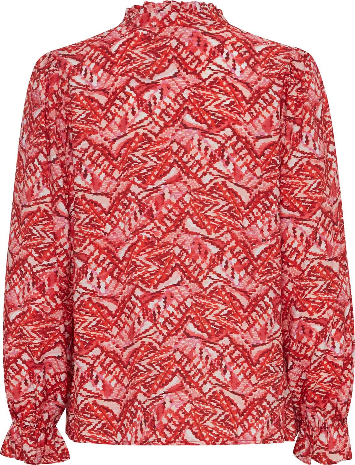 Ichi Blouse Fazora Rood Ichi Blouse Fazora Rood