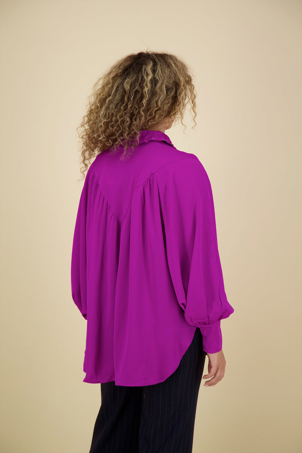 Pom Amsterdam Blouse Paars Pom Amsterdam Blouse Paars