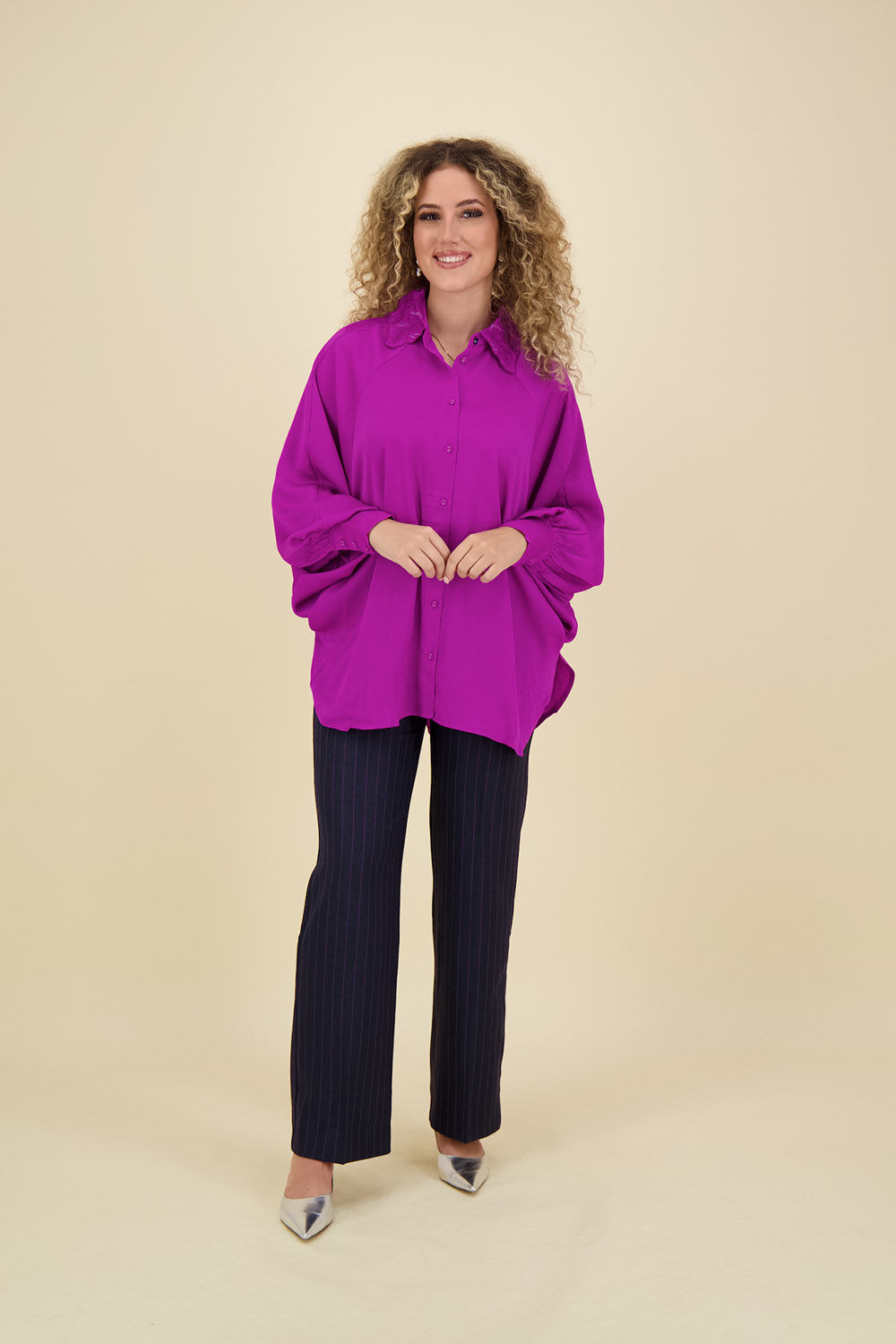 Pom Amsterdam Blouse Paars Pom Amsterdam Blouse Paars