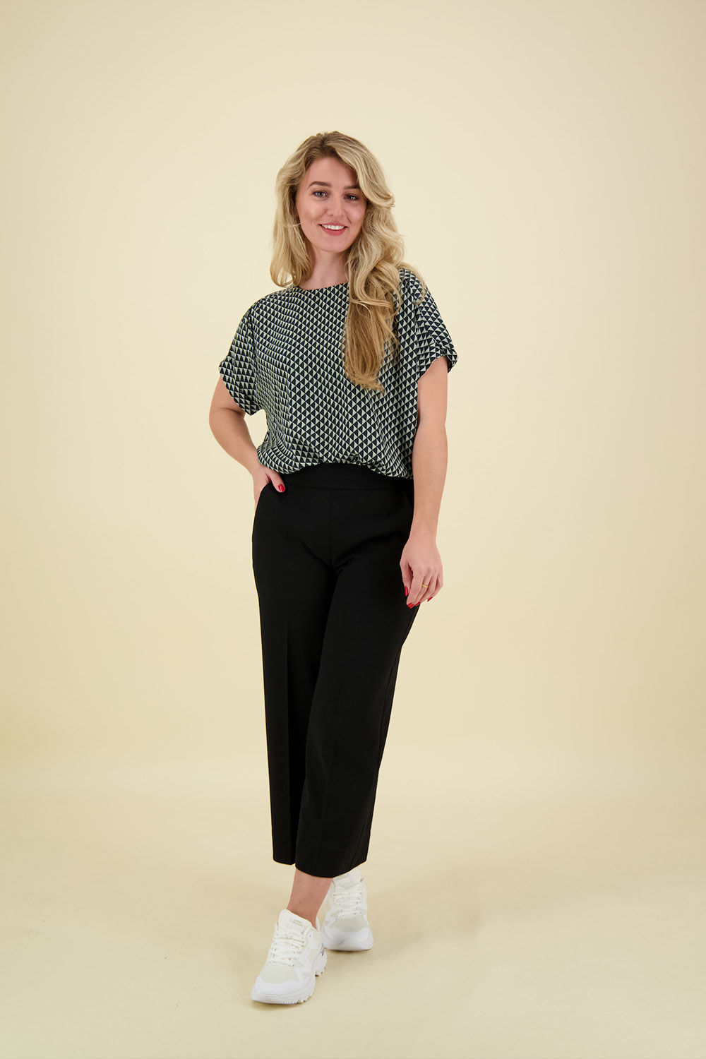 Opus Blouse Femka Blauw Opus Blouse Femka Blauw