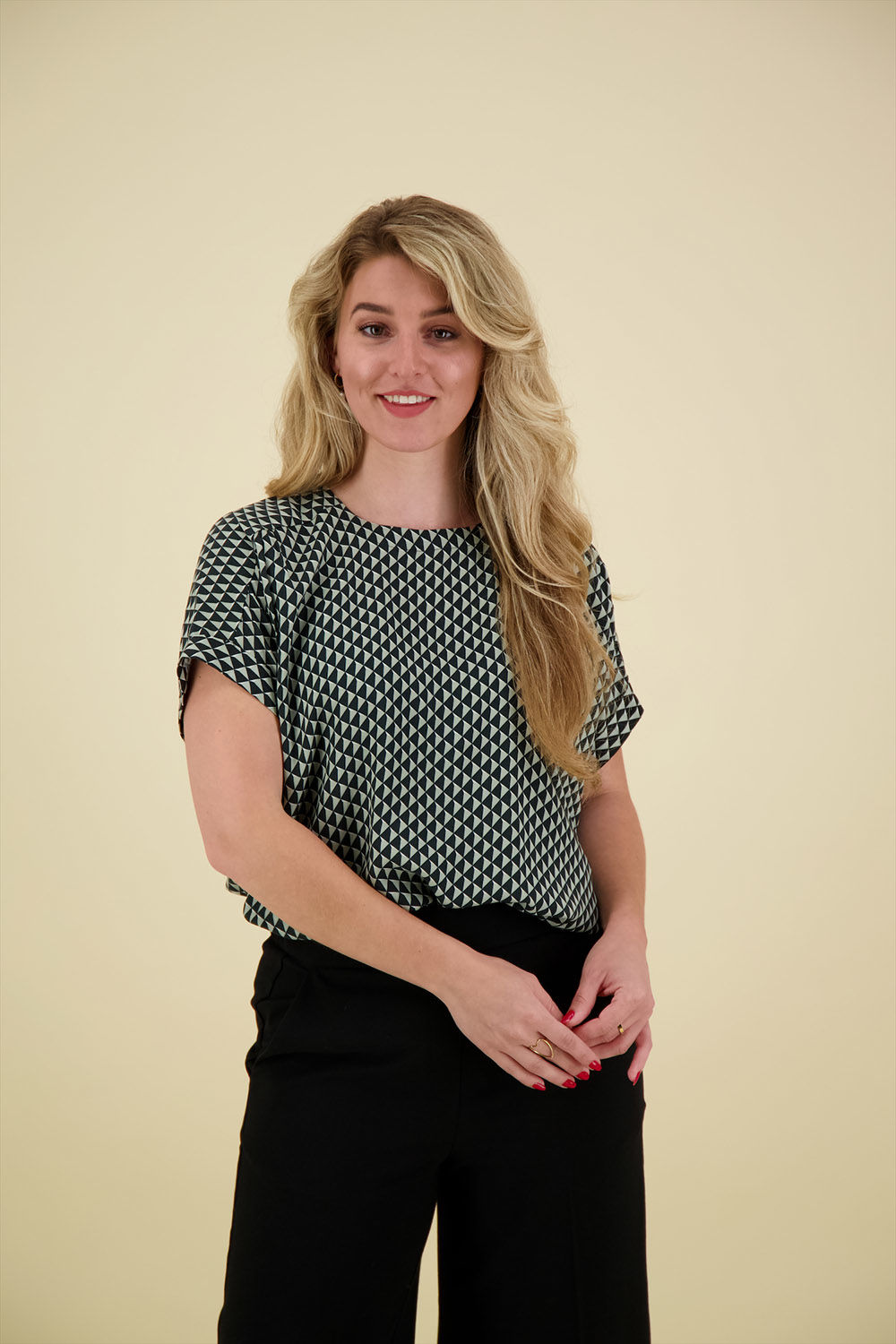 Opus Blouse Femka Blauw Opus Blouse Femka Blauw