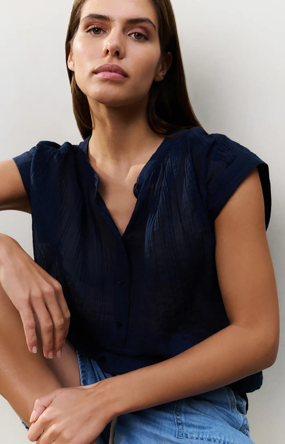 Yaya Blouse Blauw Yaya Blouse Blauw