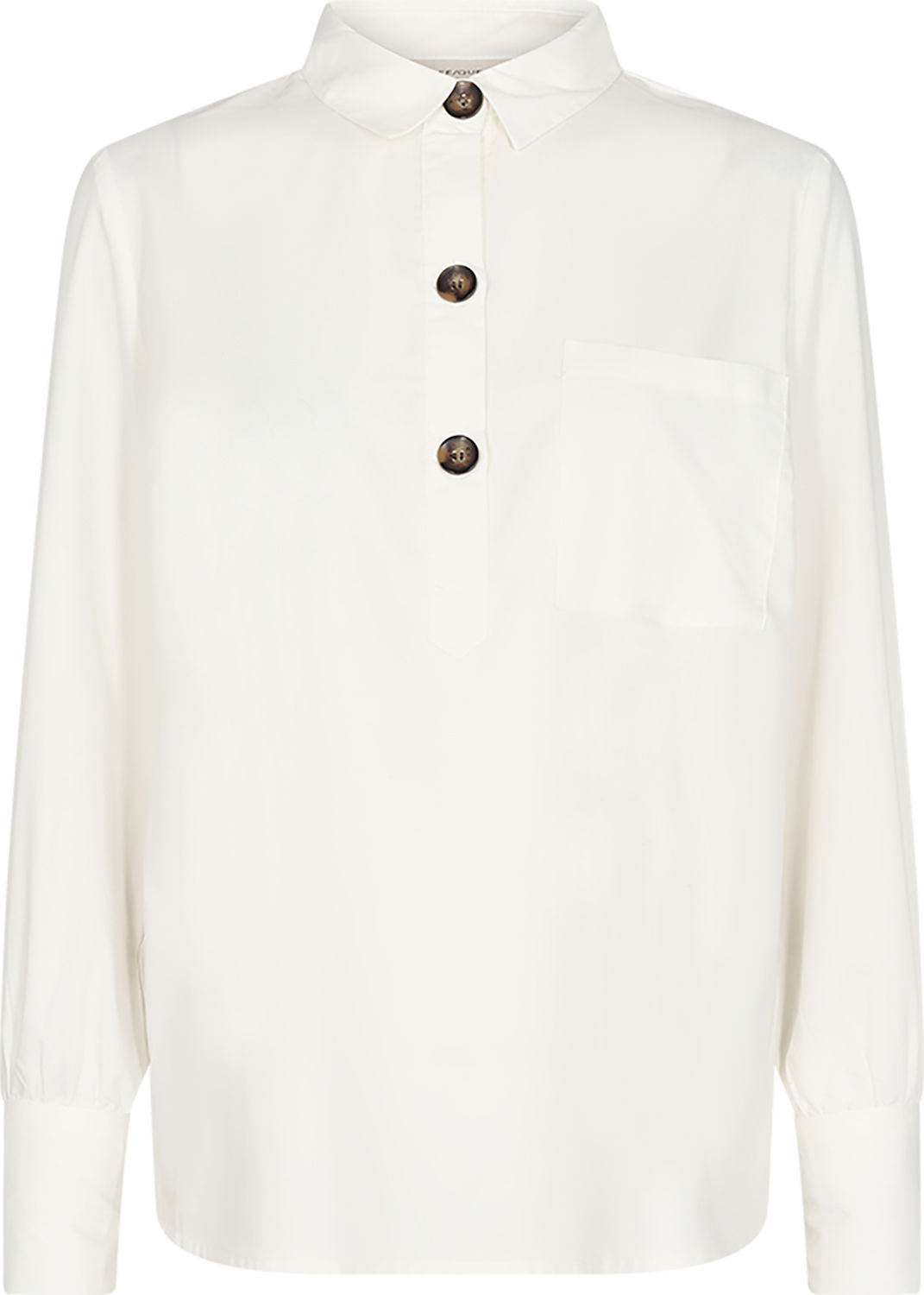 Freequent Shirt Flynn Wit Freequent Shirt Flynn Wit