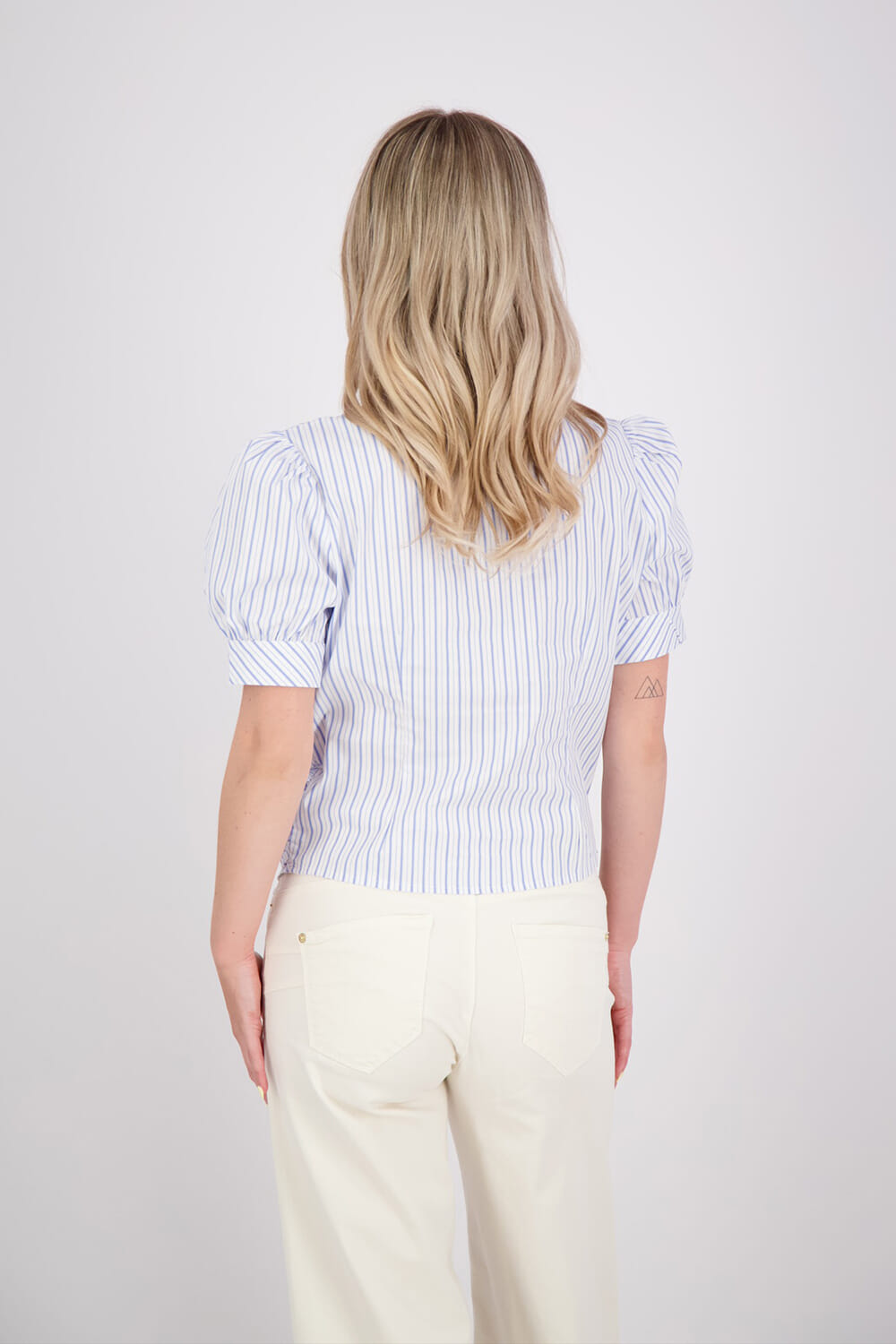 Neo Noir Blouse Frannie Blauw Neo Noir Blouse Frannie Blauw