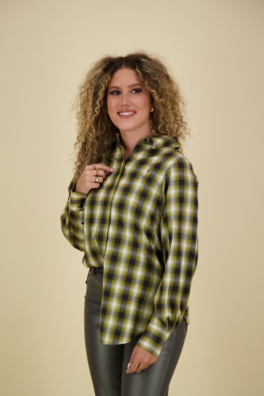 Scotch & Soda Blouse Groen  Scotch & Soda Blouse Groen