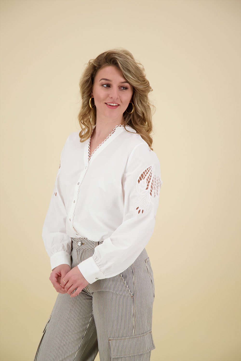 Co'couture Blouse Kellise Wit Co'couture Blouse Kellise Wit