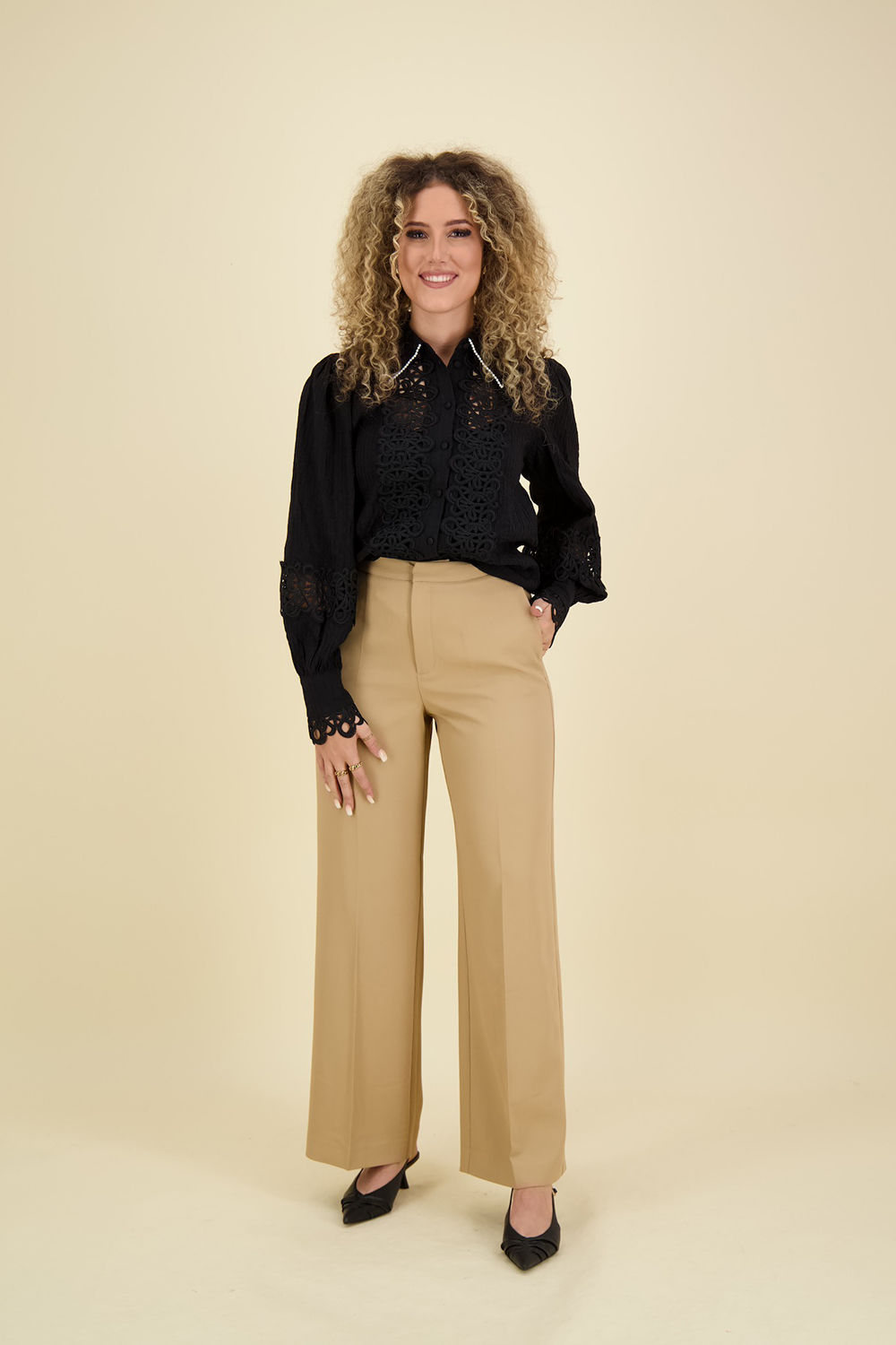 Aaiko Blouse Loewy Zwart Aaiko Blouse Loewy Zwart