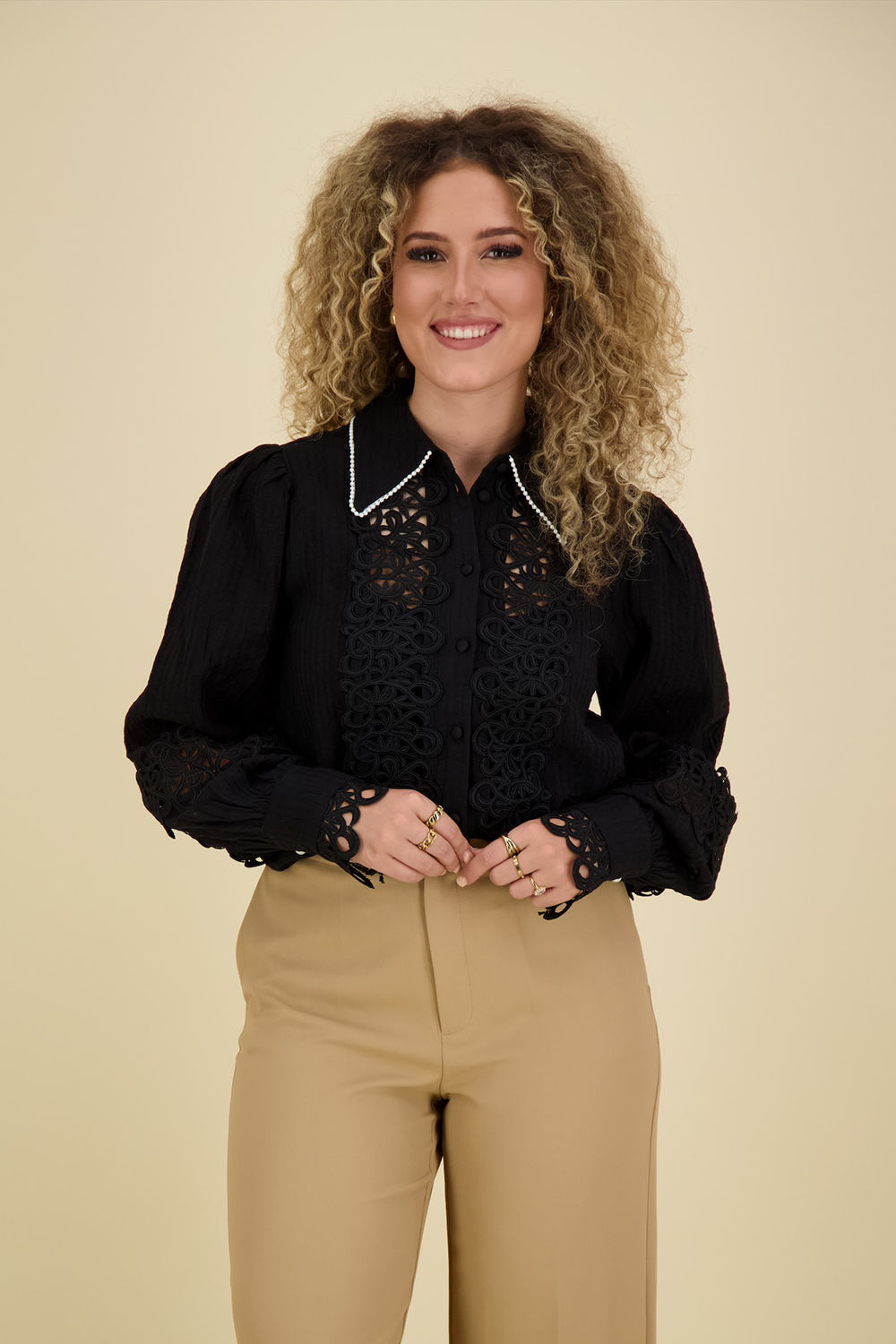 Aaiko Blouse Loewy Zwart Aaiko Blouse Loewy Zwart