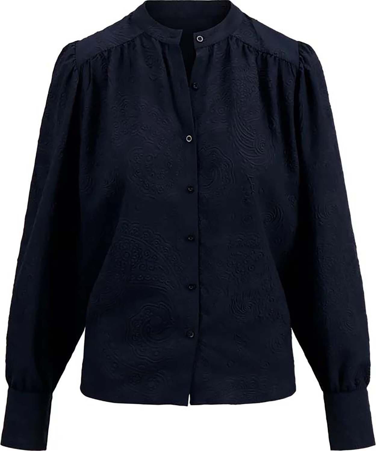 Zusss Blouse Blauw Zusss Blouse Blauw