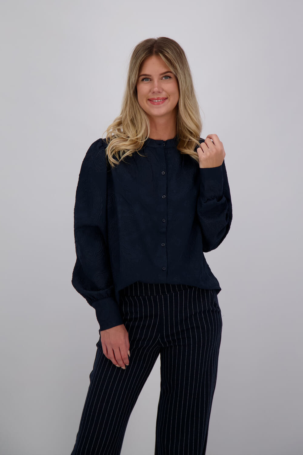 Zusss Blouse Blauw Zusss Blouse Blauw