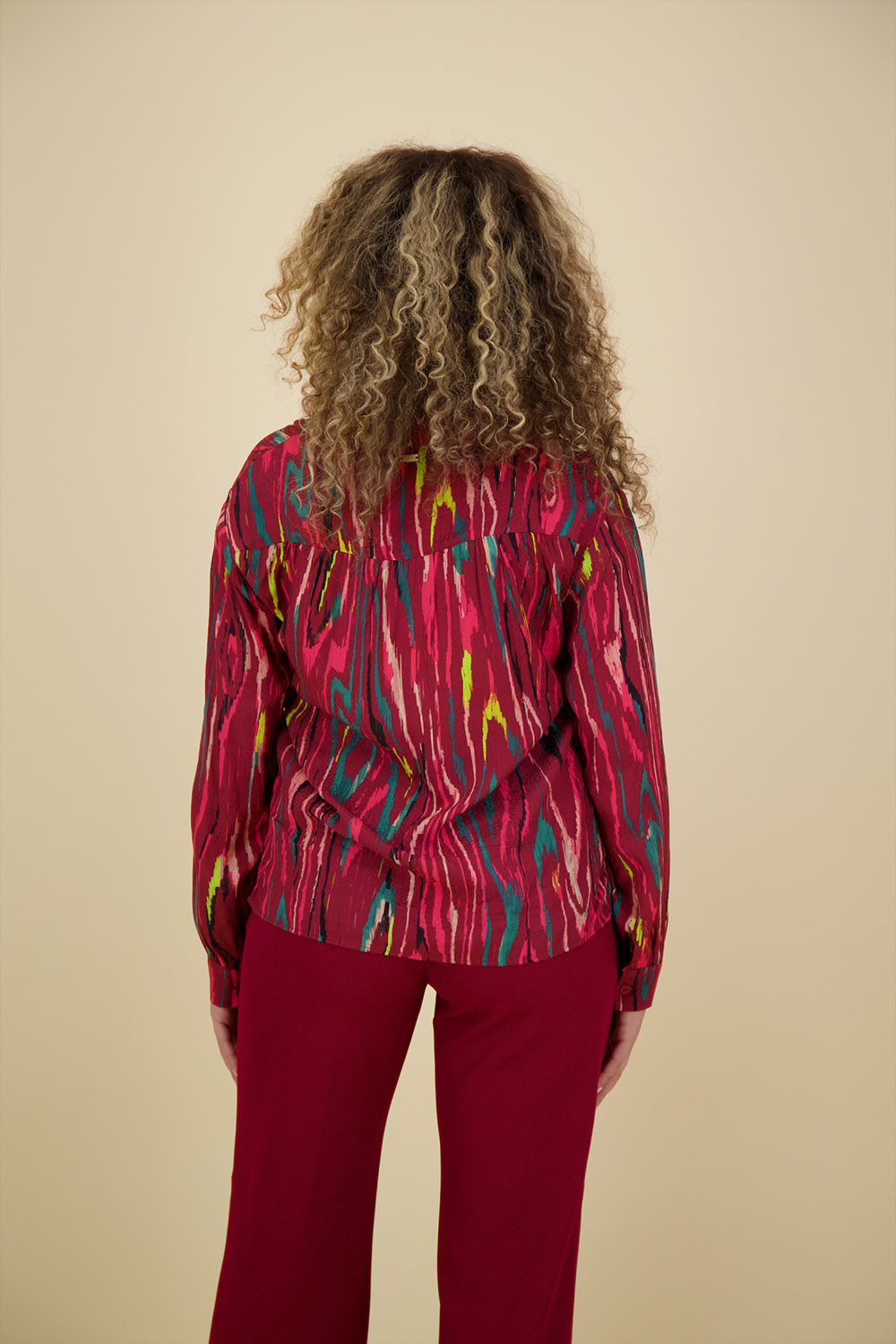 Pom Amsterdam Blouse Rood Pom Amsterdam Blouse Rood