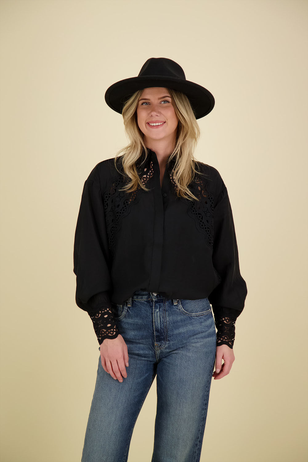 Copenhagen Muse Blouse Molli Zwart Copenhagen Muse Blouse Molli Zwart