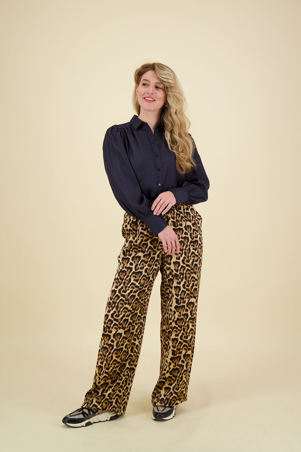 Vive La Femme Blouse Nora Antraciet Vive La Femme Blouse Nora Antraciet