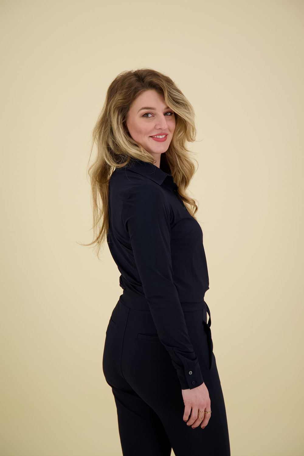 Studio Anneloes Blouse Poppy Donkerblauw Studio Anneloes Blouse Poppy Donkerblauw