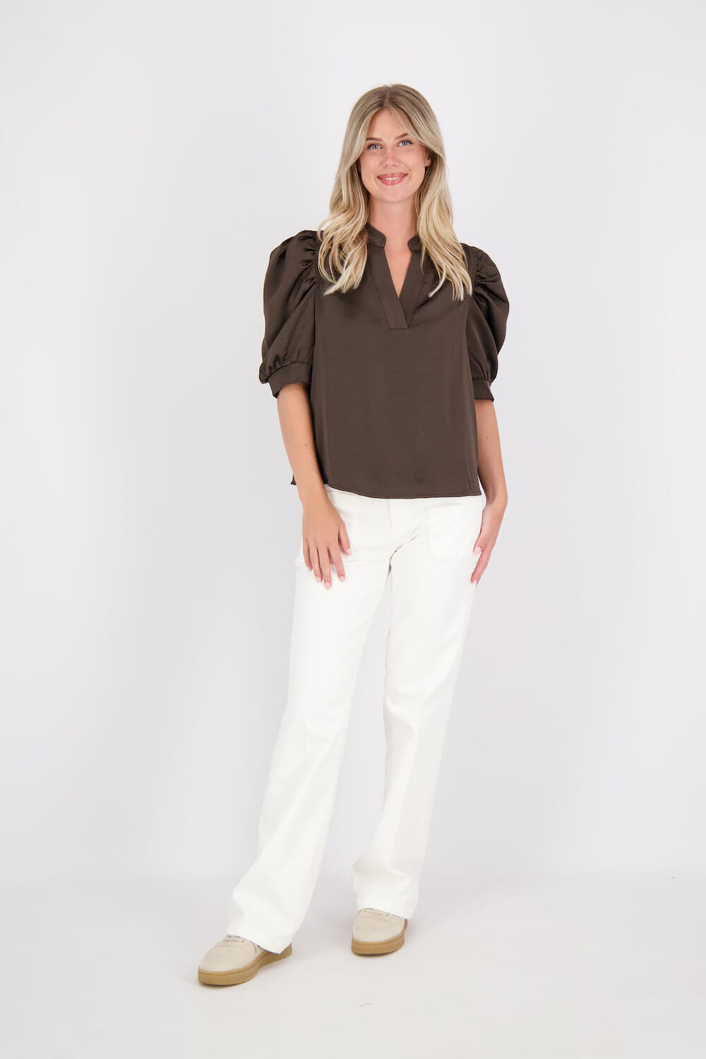 Neo Noir Blouse Roella Bruin Neo Noir Blouse Roella Bruin