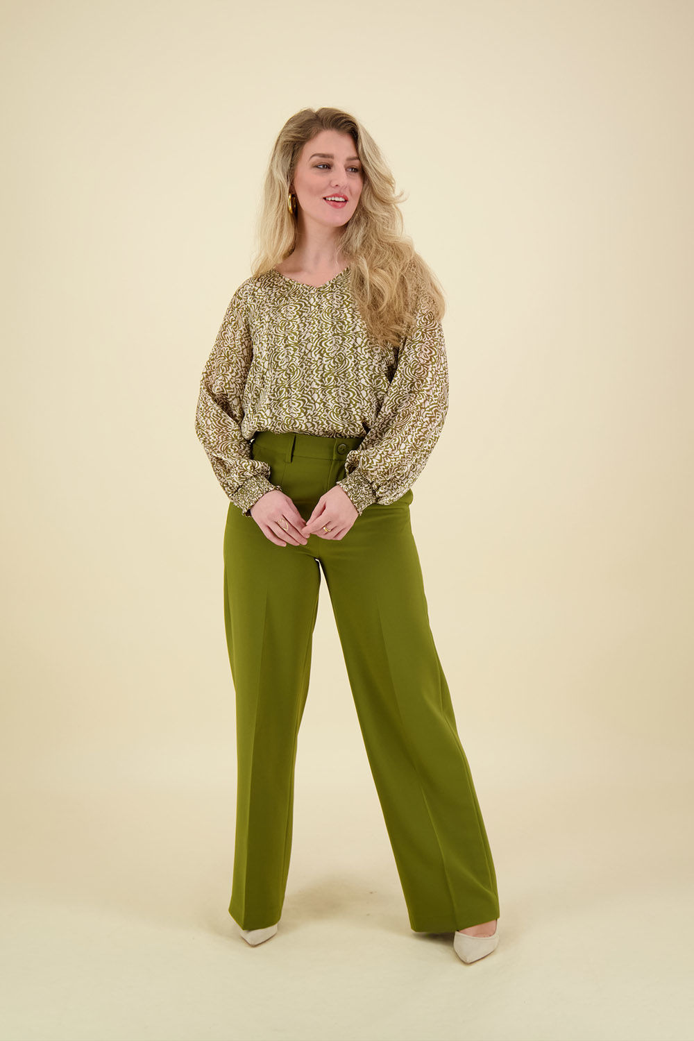 Esqualo Blouse Groen Esqualo Blouse Groen